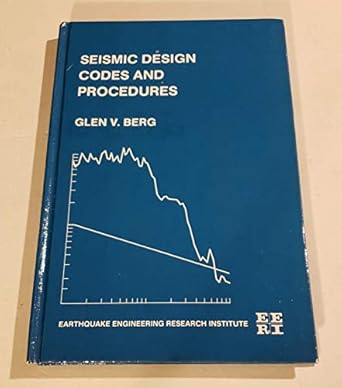 seismic design codes and procedures 1st edition glen v berg 0943198259, 978-0943198255