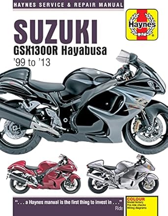 suzuki gsx1300r hayabusa 99 13 1st edition haynes publishing 1785214047, 978-1785214042