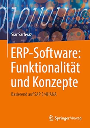 erp software funktionalitat und konzepte basierend auf sap s/4hana 1st edition siar sarferaz 3658404981,