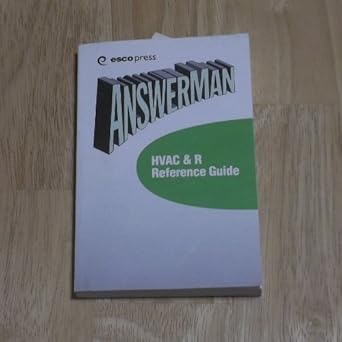 answerman hvacandr reference guide 1st edition esco institute ltd ,jerry weiss 193004402x, 978-1930044029