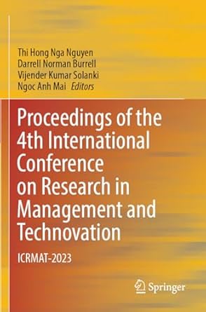 proceedings of the 4th international conference on research in management and technovation icrmat 2023 1st