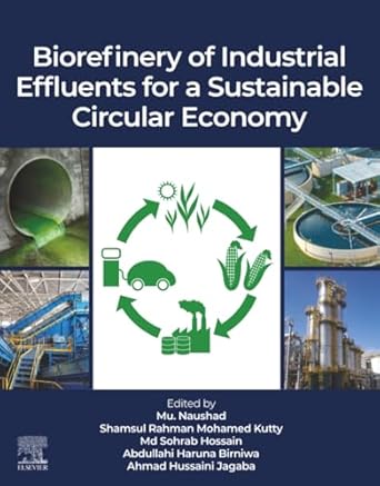 biorefinery of industrial effluents for a sustainable circular economy 1st edition mu naushad ,shamsul rahman