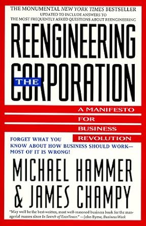 reengineering the corporation 1st edition michael hammer ,james champy 088730687x, 978-0887306877