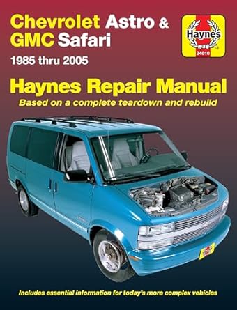 chevrolet astro and gmc safari haynes repair manual 1st edition haynes 1563926962, 978-1563926969