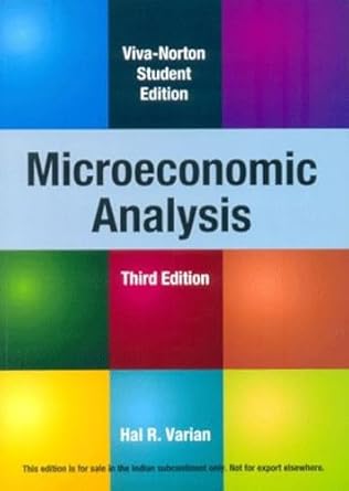 microeconomic analysis 1st edition hal r varian 8130908638, 978-8130908632