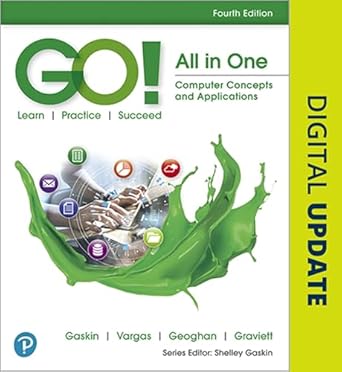 go all in one computer concepts and applications 1st edition shelley gaskin ,debra geoghan ,alicia vargas
