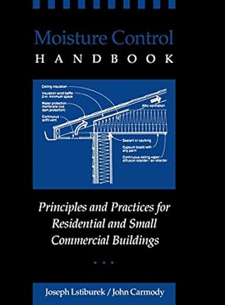 moisture control handbook principles and practices for residential and small commercial buildings 1st edition