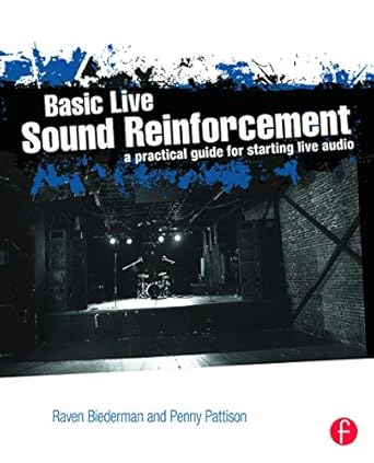 basic live sound reinforcement 1st edition raven biederman ,penny pattison 0240821017, 978-0240821016