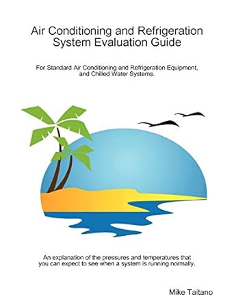 air conditioning and refrigeration system evaluation guide 1st edition mike taitano 1435712390, 978-1435712393