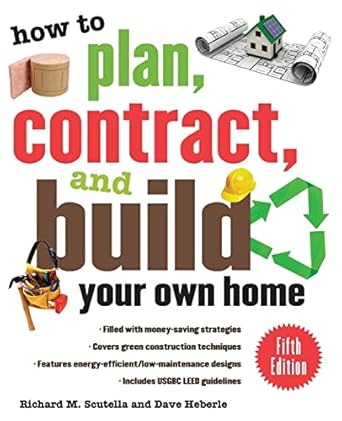 how to plan contract and build your own home   green 1st edition richard m scutella ,dave heberle 0071603301,