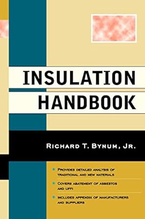 insulation handbook 1st edition richard t bynum 0071589856, 978-0071589857