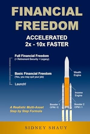 financial freedom accelerated 2x 10x faster a realistic multi asset step by step formula 1st edition sidney