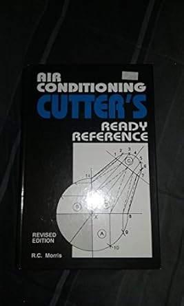 air conditioning cutters ready reference 1st edition ralph c morris 0912524022, 978-0912524023