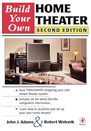 build your own home theater 1st edition robert wolenik ,john adams 0750673303, 978-0750673303