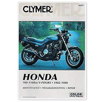 clymer honda 700 1100cc v fours 1982 1988 service repair maintenance 1st edition penton staff 0892875488,