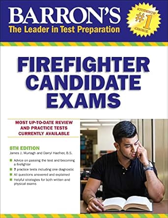 firefighter candidate exams 1st edition barron's educational series ,james j murtagh ,darryl haefner