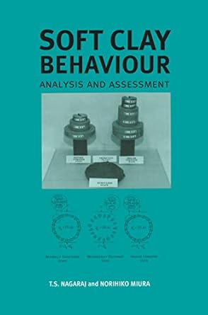 soft clay behaviour analysis and assessmen 1st edition n miura ,t s nagaraj 9058093298, 978-9058093295