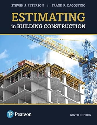 estimating in building construction 1st edition steven peterson mba pe ,frank dagostino 013470116x,