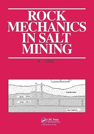 rock mechanics in salt mining 1st edition m l jeremic 9054101032, 978-9054101031