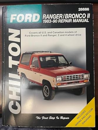 ford ranger/bronco ii 1983 90 repair manual 1st edition todd w stidham 0801989671, 978-0801989674