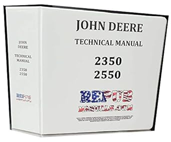 john deere 2550 tractor technical service repair manual 1st edition john deere 1649270348, 978-1649270344