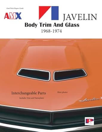 amx javelin body trim and glass 1st edition paul herd 0979476771, 978-0979476778