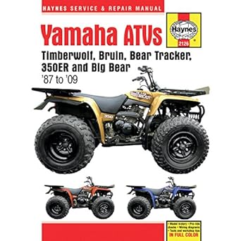 yamaha timberwolf bruin bear tracker 350er big bear 87 09 1st edition haynes 1563928426, 978-1563928420