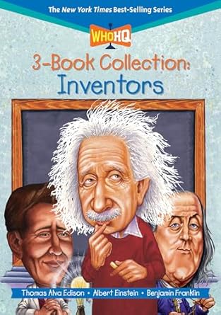 who hq 3 book collection inventors 1st edition who hq 1524791008, 978-1524791001