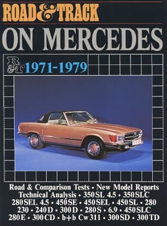randt mercedes benz 1971 79 1st edition brooklands books ltd 1869826426, 978-1869826420