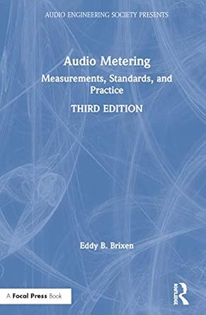 audio metering 1st edition eddy brixen 1138909122, 978-1138909120