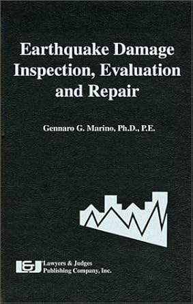 earthquake damage inspection evaluation and repair 1st edition gennaro g marino 0913875422, 978-0913875421