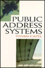 public address systems 1st edition vivian capel 0240514238, 978-0240514239
