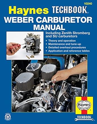 weber/zenith stromberg/su carburetor haynes techbook 1st edition john haynes 156392157x, 978-1563921575