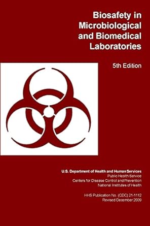 biosafety in microbiological and biomedical laboratories 1st edition u s department of health and human