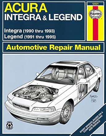 acura integra and legend haynes repair manual 1st edition haynes 1563923351, 978-1563923357