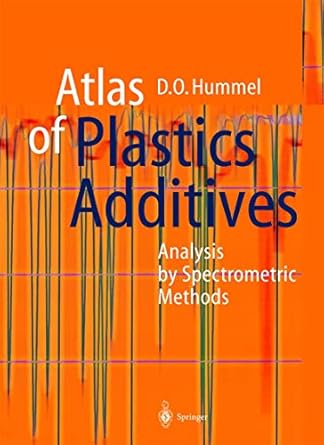 atlas of plastics additives analysis by spectrometric methods 1st edition dietrich o hummel 3540424148,