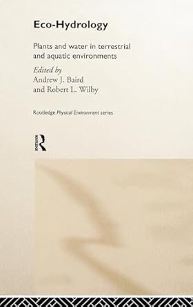 eco hydrology 1st edition andrew j baird ,robert l wilby 0415162726, 978-0415162722
