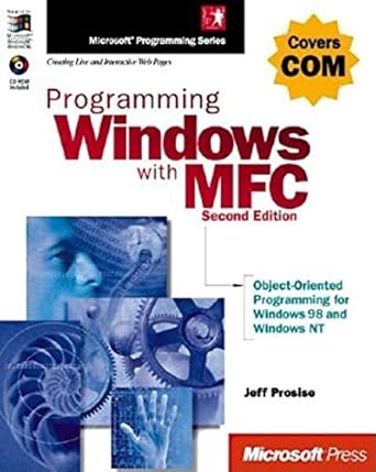 programming windows with mfc 1st edition jeff prosise 1572316950, 978-1572316959