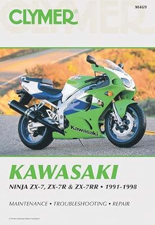 kawasaki ninja zx7 zx7r zx7rr ninja 1991 1998 1st edition penton staff 0892876743, 978-0892876747
