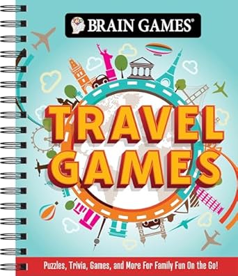 brain games travel games puzzles trivia games and more for family fun on the go 1st edition publications