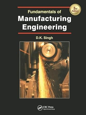 fundamentals of manufacturing engineering 1st edition d k singh 1482254433, 978-1482254433
