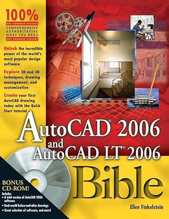 autocad 2006 and autocad lt 2006 bible 1st edition ellen finkelstein 0764596756, 978-0764596759