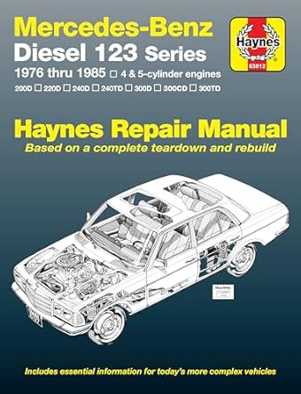 mercedes benz diesel automotive repair manual 123 series 1976 thru 1985 1st edition larry warren ,john h