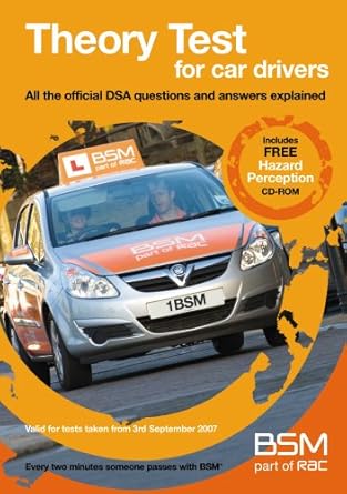 bsm theory test for car drivers 1st edition british school of motoring 0753513617, 978-0753513613