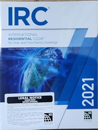 2021 international residential code 1st edition international code council 1609839579, 978-1609839574