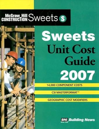 sweets unit cost guide 2007 1st edition building news 1557015694, 978-1557015693