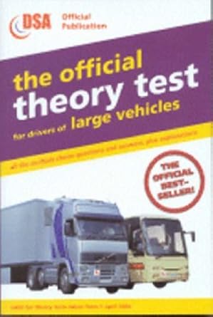 the official theory test for drivers of large vehicles 1st edition driving standards agency 0115524517,
