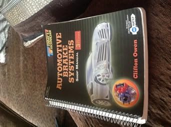 todays technician automotive brake systems 2 volume set 1st edition clifton e owen 1401838901, 978-1401838904