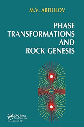 phase transformation and rock genesis 1st edition m v abdulov 9054102187, 978-9054102182