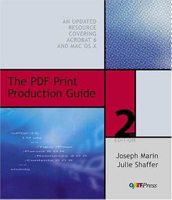 the pdf print production guide / with supplement 1st edition joseph marin ,julie shaffer 088362494x,